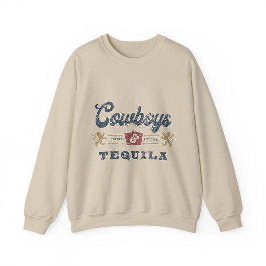 Cowboys & Tequila Vintage Crewneck Sweatshirt