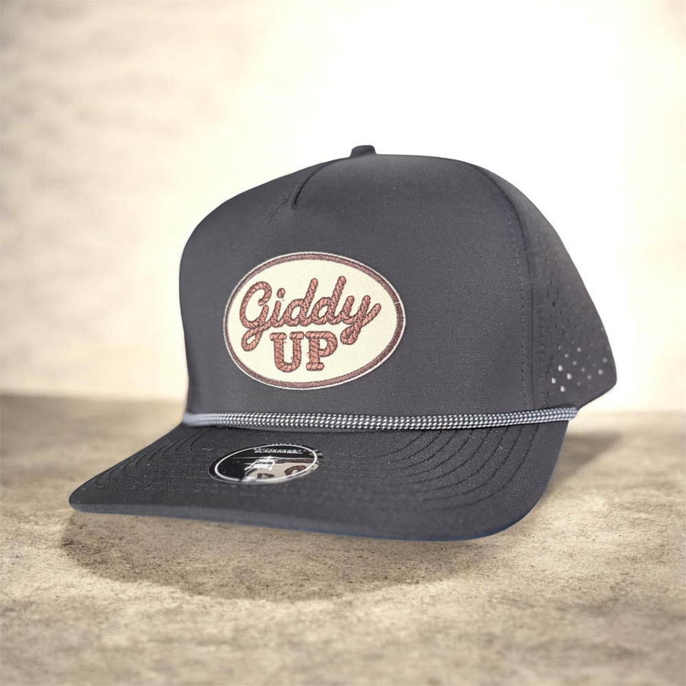 "Giddy Up" On Zapped Headwear Blackhawk