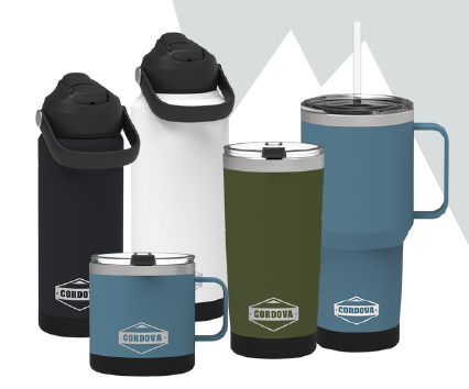 Custom Engraved Cordova Drinkware