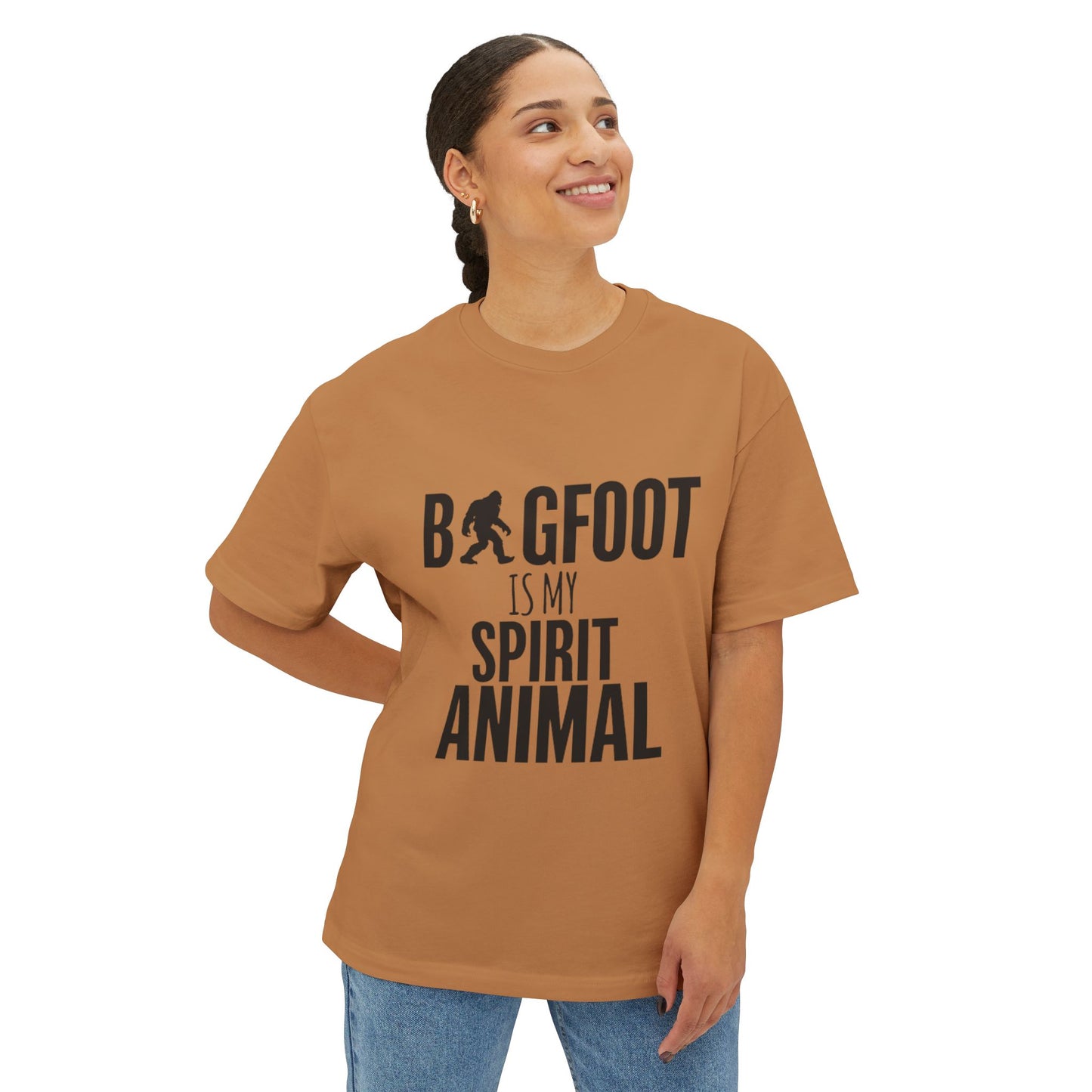 Bigfoot Is My Spirit Animal T‑Shirt — Funny Bigfoot Graphic Tee