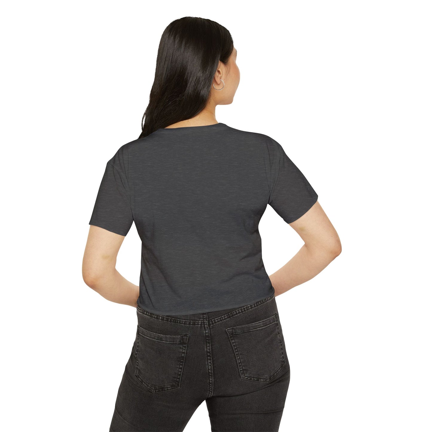 Moose Retro Sunset Crop Top — Women's Festival Graphic Tee
