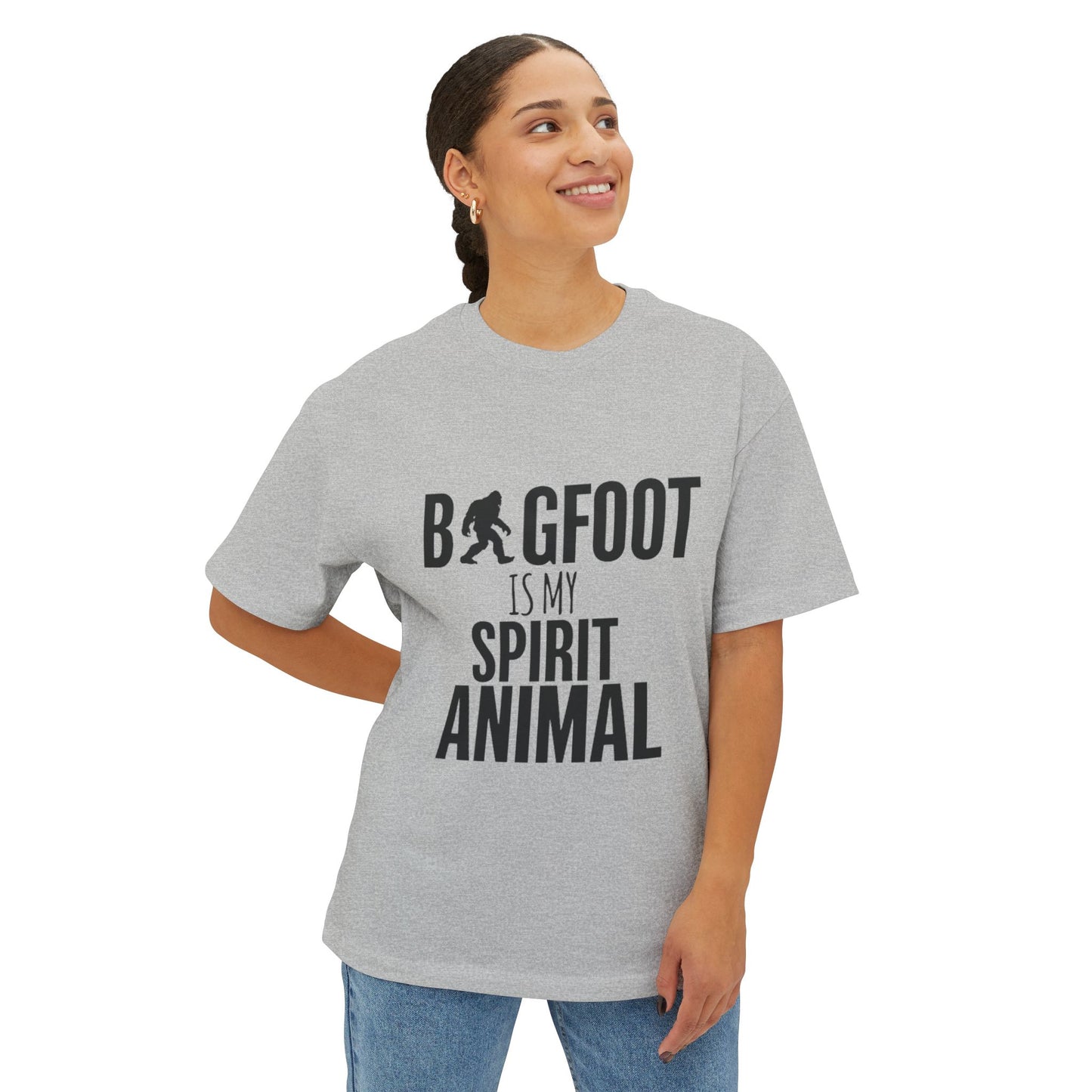 Bigfoot Is My Spirit Animal T‑Shirt — Funny Bigfoot Graphic Tee