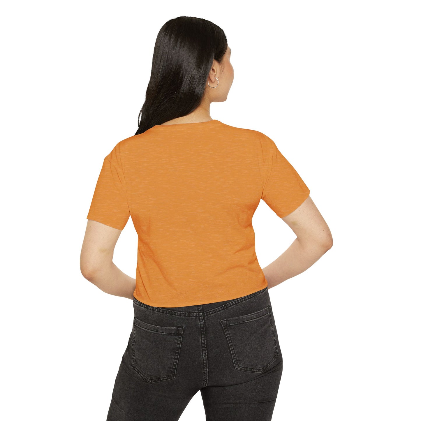 Moose Retro Sunset Crop Top — Women's Festival Graphic Tee