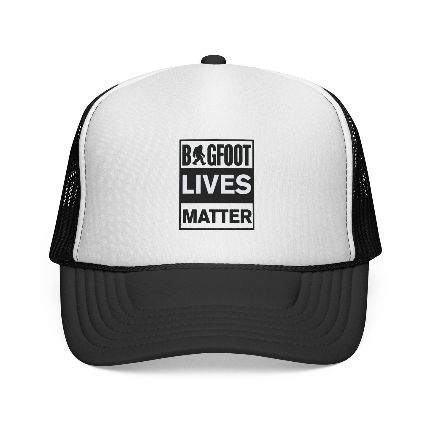 Bigfoot Lives Matter Trucker Cap — Funny Cryptid Mesh Hat