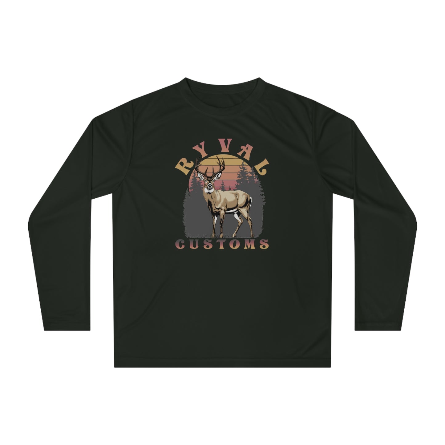 Ryval Customs Deer Graphic Long Sleeve Shirt