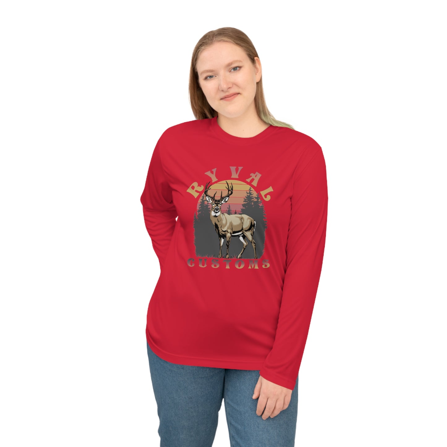 Ryval Customs Deer Graphic Long Sleeve Shirt