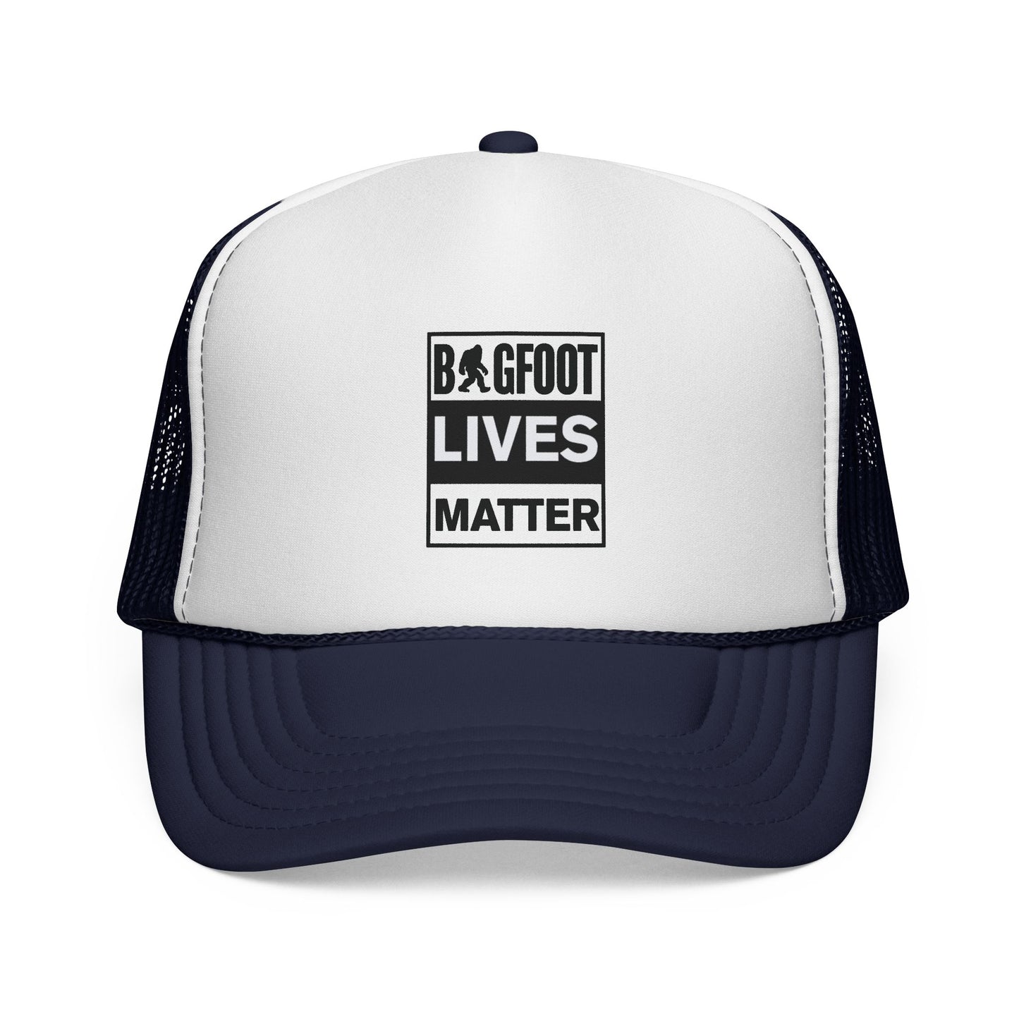 Bigfoot Lives Matter Trucker Cap — Funny Cryptid Mesh Hat