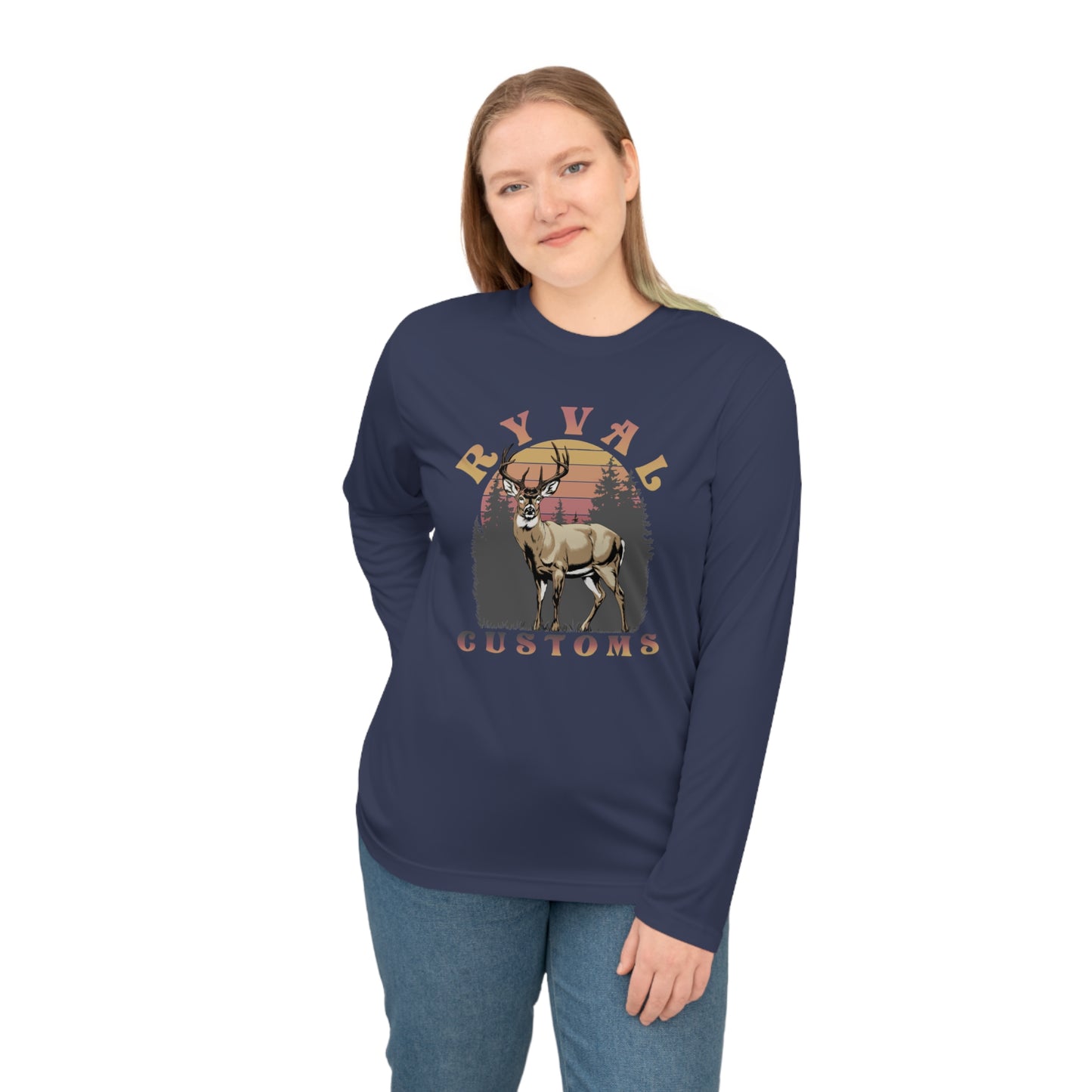 Ryval Customs Deer Graphic Long Sleeve Shirt