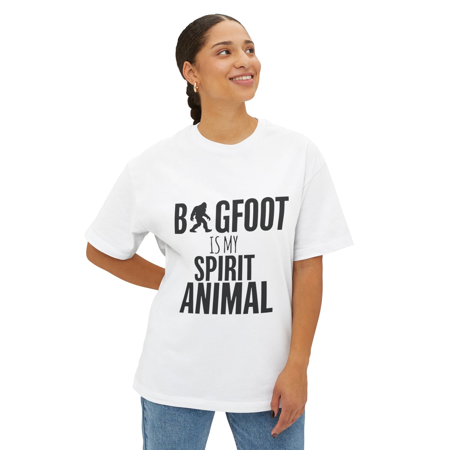 Bigfoot Is My Spirit Animal T‑Shirt — Funny Bigfoot Graphic Tee