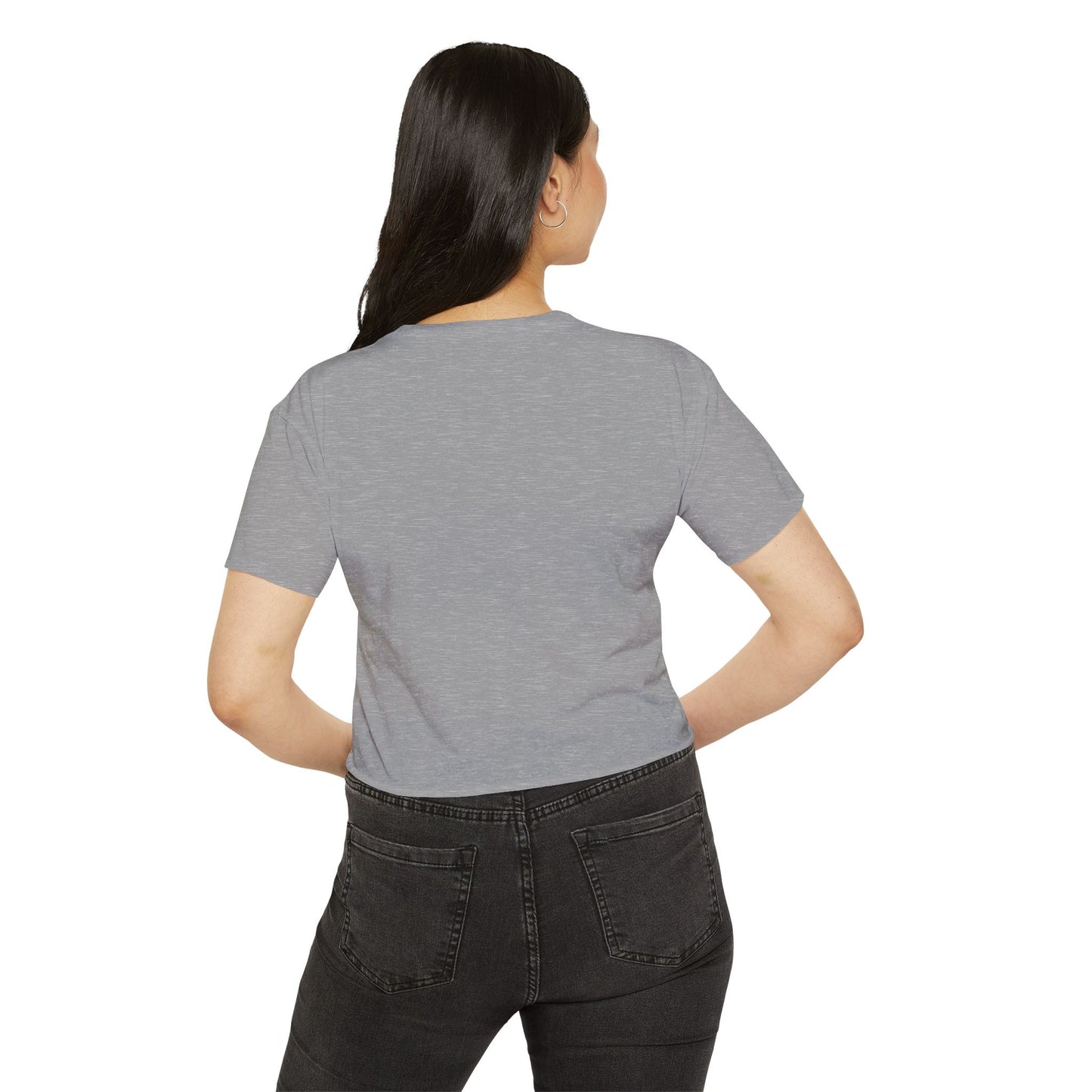 Moose Retro Sunset Crop Top — Women's Festival Graphic Tee