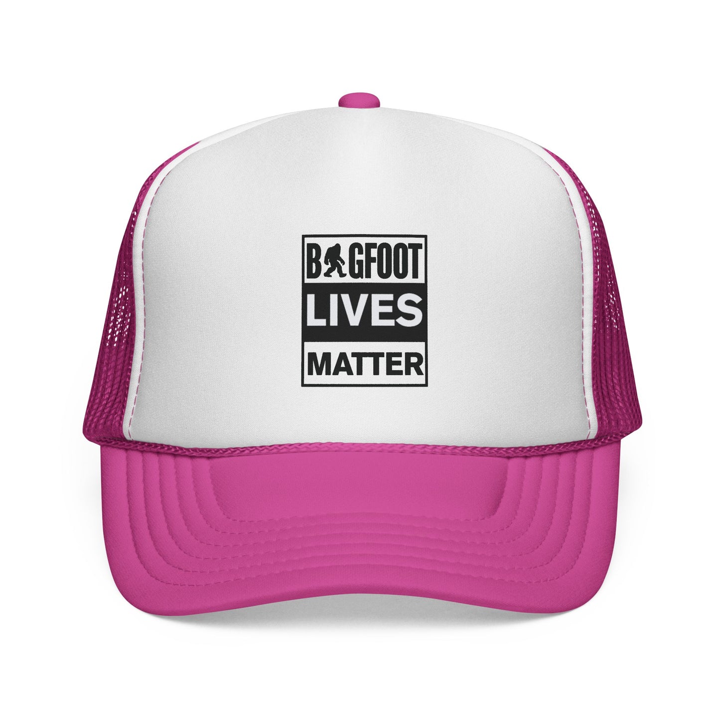 Bigfoot Lives Matter Trucker Cap — Funny Cryptid Mesh Hat