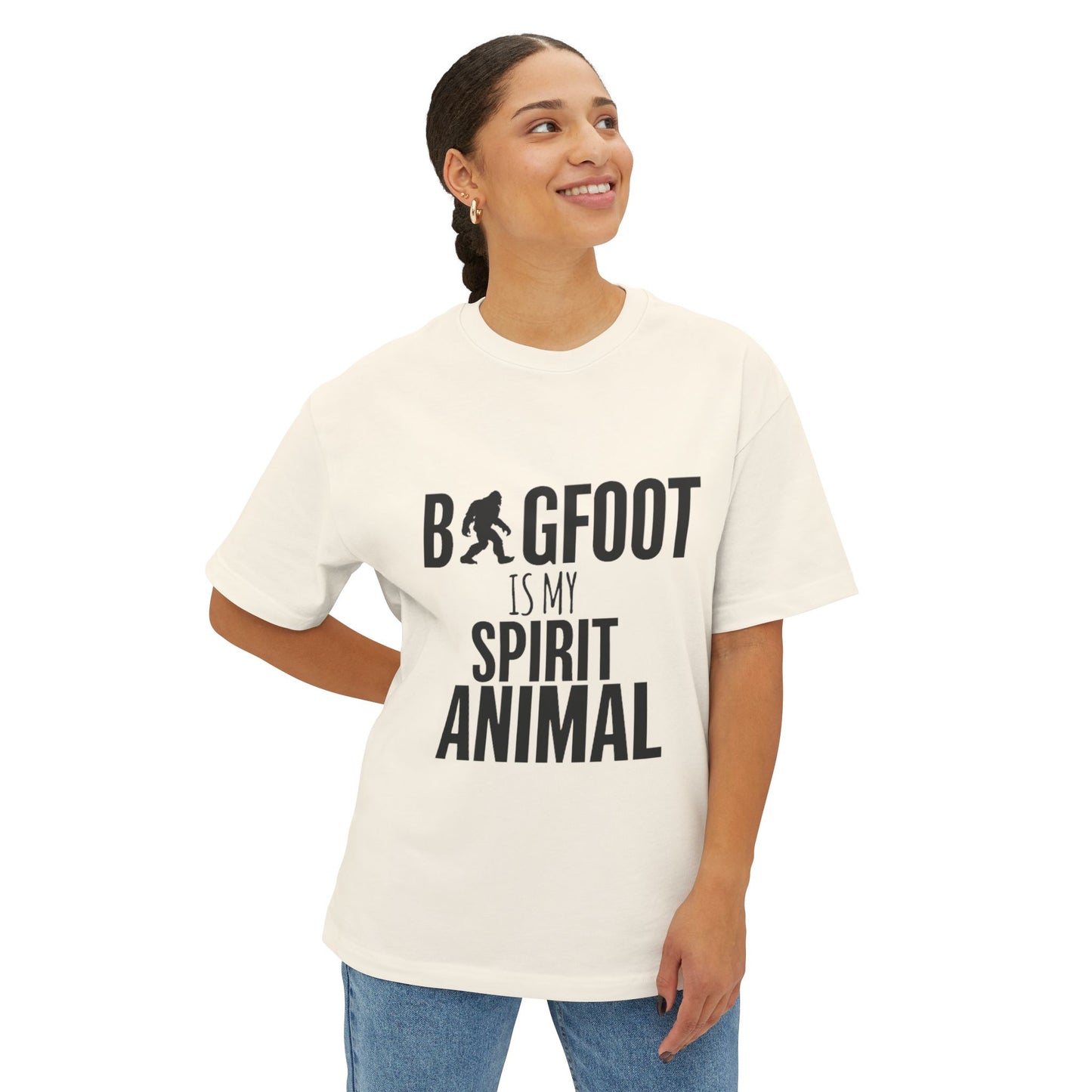 Bigfoot Is My Spirit Animal T‑Shirt — Funny Bigfoot Graphic Tee