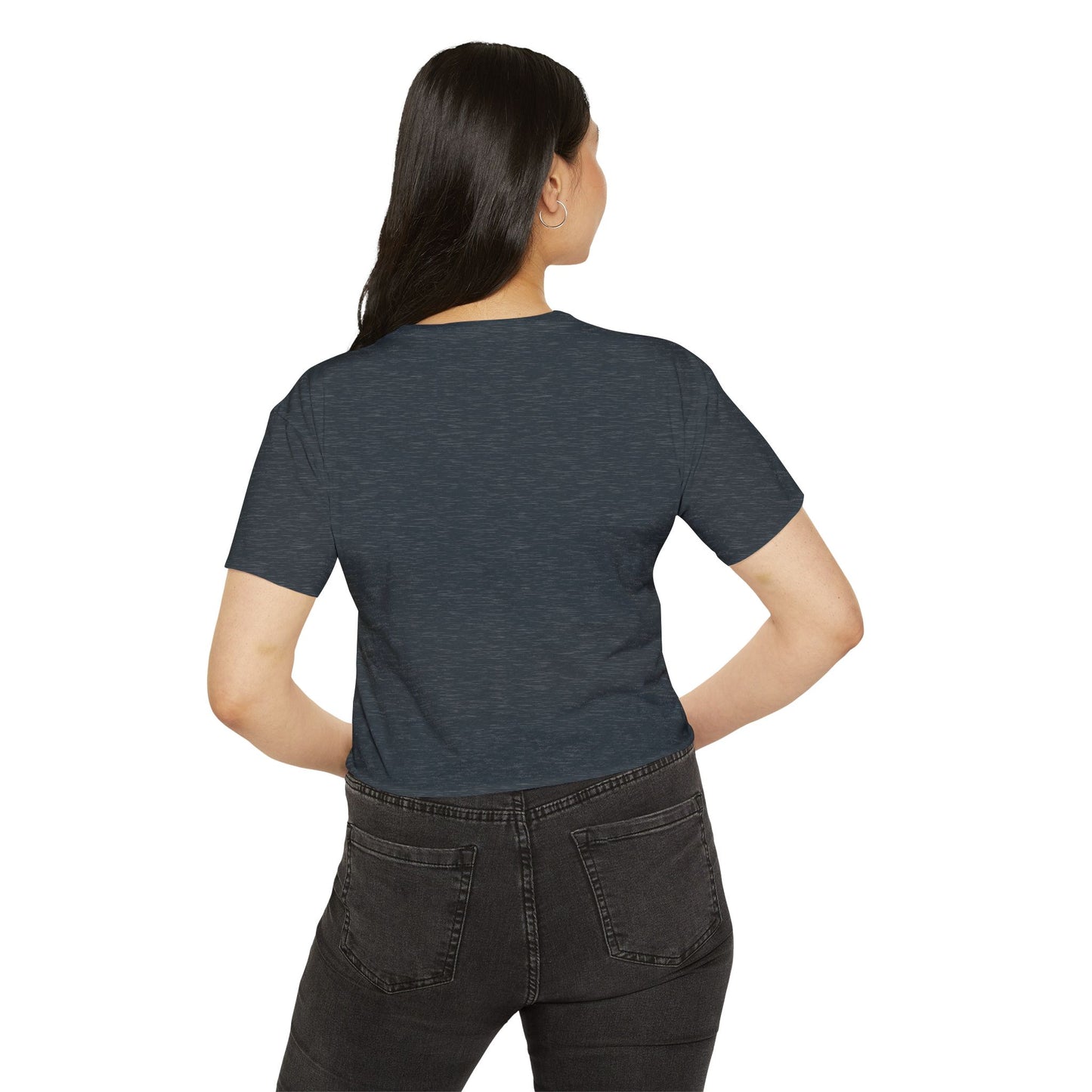 Moose Retro Sunset Crop Top — Women's Festival Graphic Tee