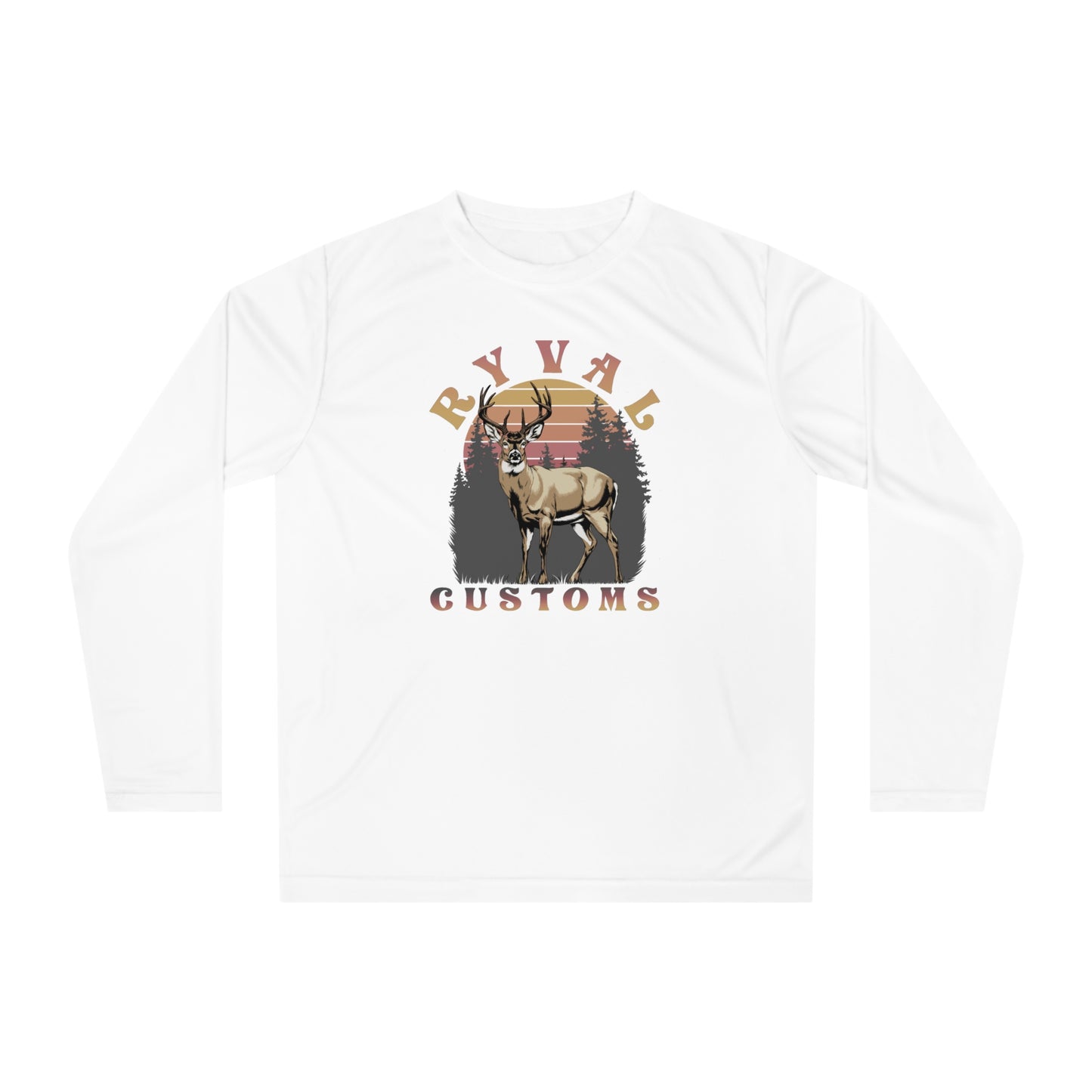 Ryval Customs Deer Graphic Long Sleeve Shirt