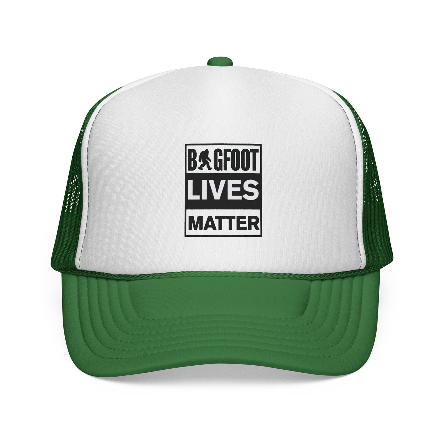 Bigfoot Lives Matter Trucker Cap — Funny Cryptid Mesh Hat