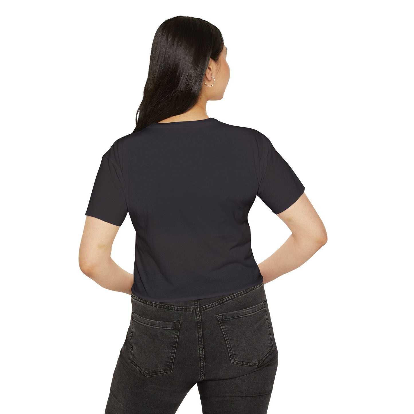 Moose Retro Sunset Crop Top — Women's Festival Graphic Tee