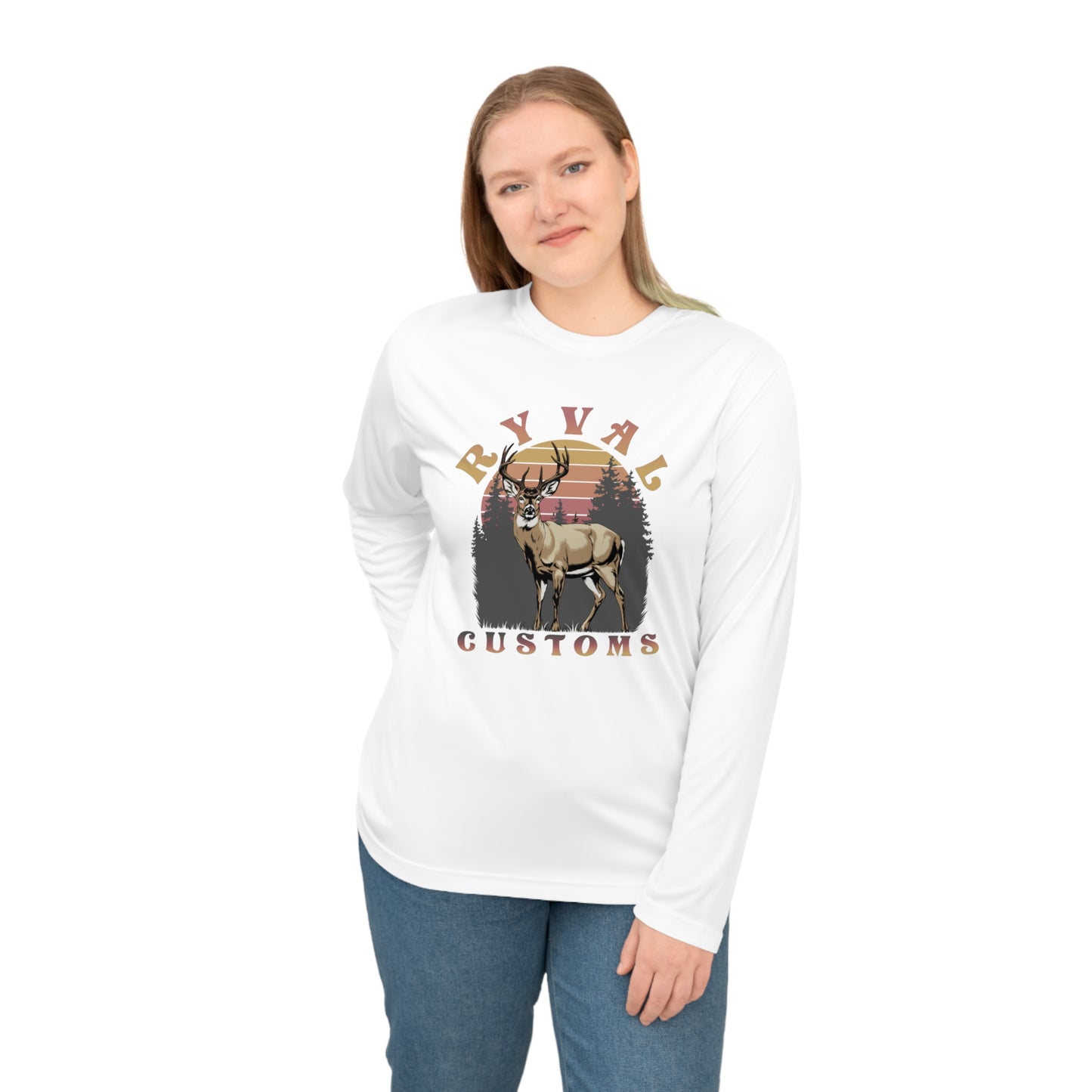 Ryval Customs Deer Graphic Long Sleeve Shirt