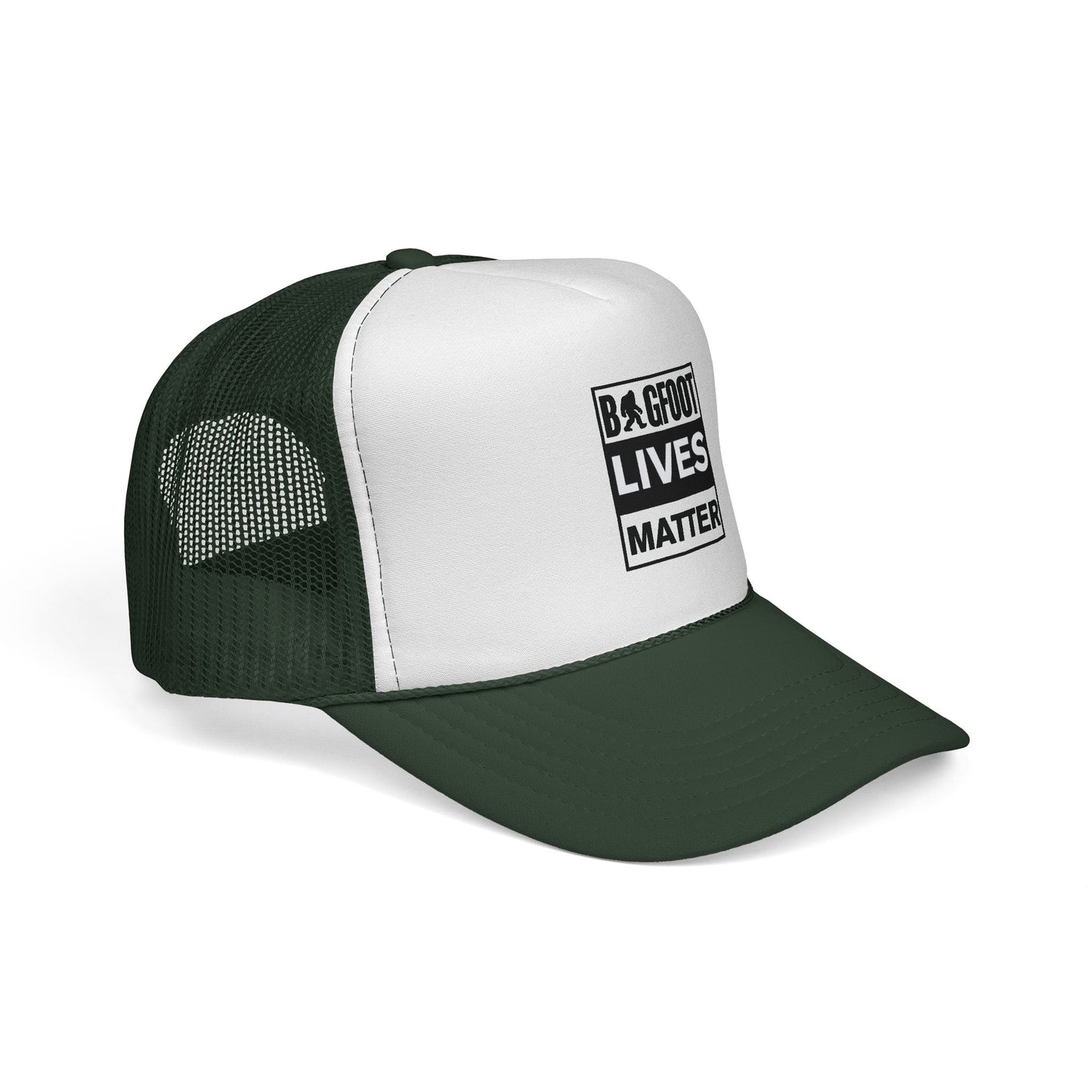 Bigfoot Lives Matter Trucker Cap — Funny Cryptid Mesh Hat