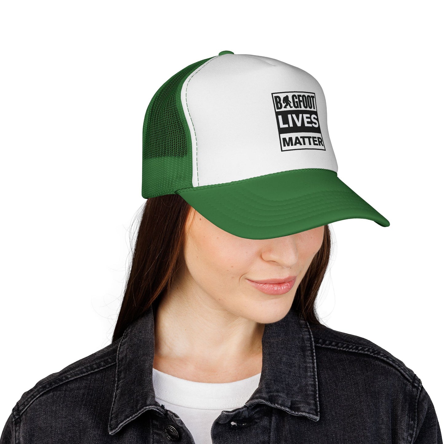 Bigfoot Lives Matter Trucker Cap — Funny Cryptid Mesh Hat