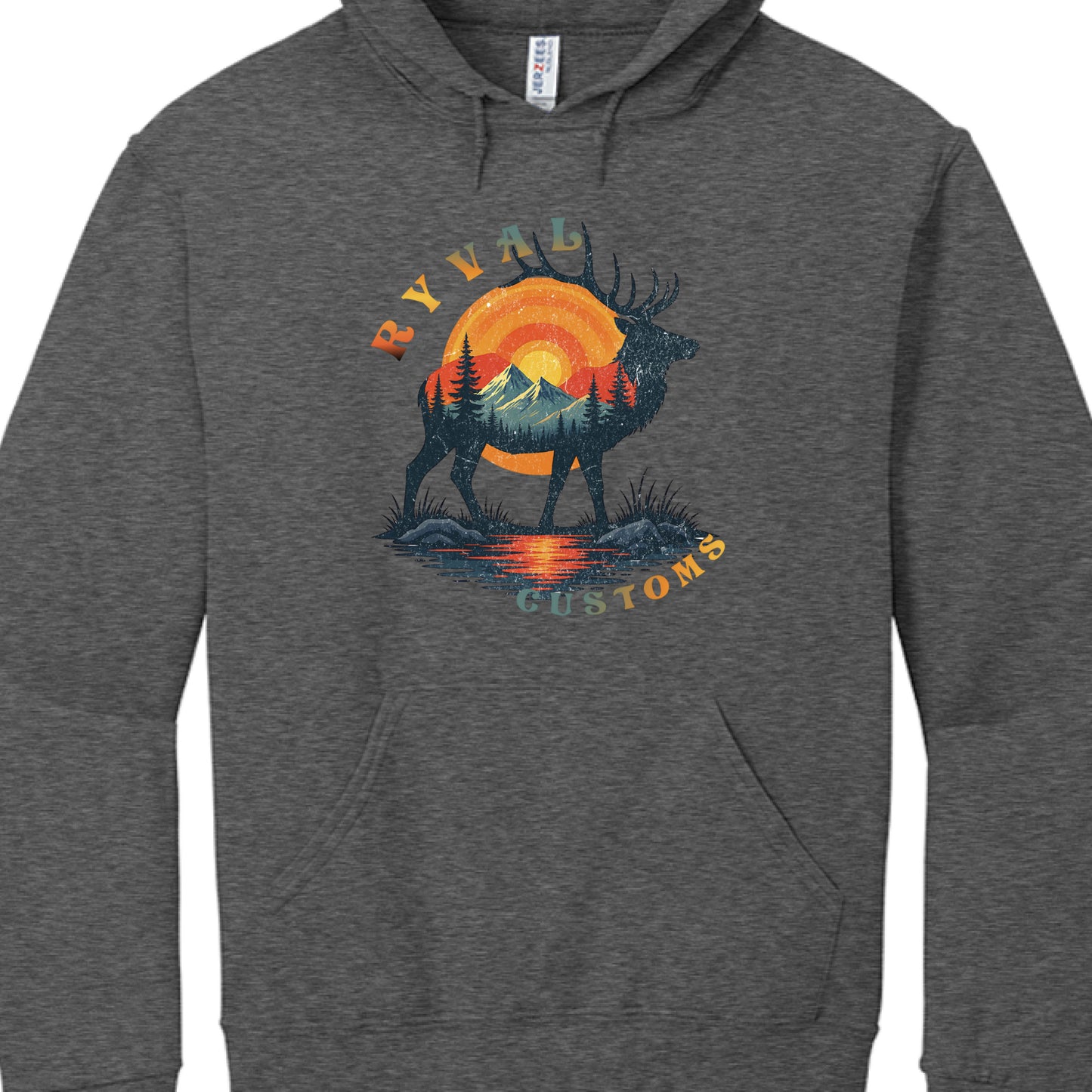 BLACK HEATHER - FRONT